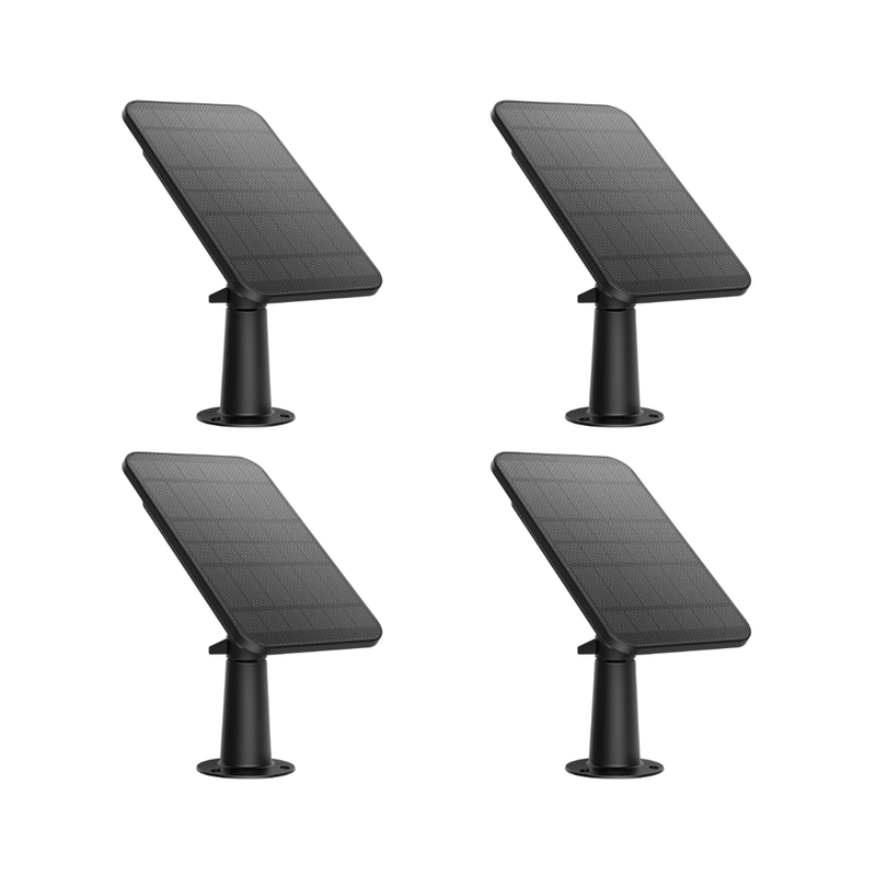 Eufy Solar Panel for Eufy Security Wireless Cameras - 4 Pack, Black | T8700011