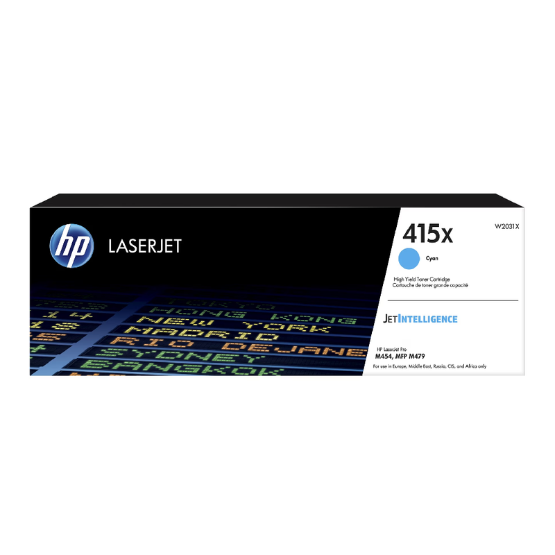 HP 415X High Yield Original LaserJet Toner - Cyan | W2031X