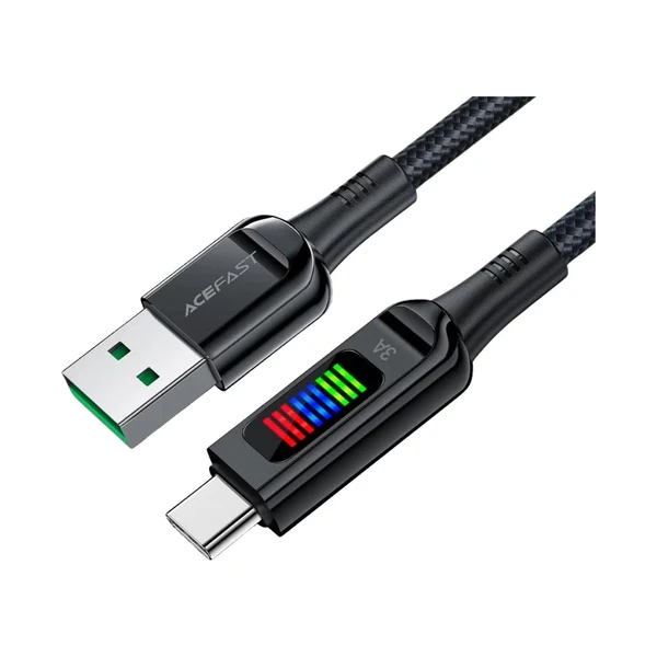 ACEFAST C7-04 USB-A to USB-C Zinc Alloy Fast Charging Data Cable - 1.2m Length - Durable Braided Design - High-Speed Transfer | ACEF-6974316282785