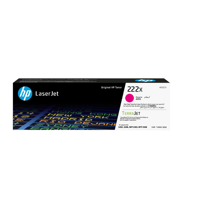 HP 222X High Yield Original LaserJet Toner - Magenta | W2223X
