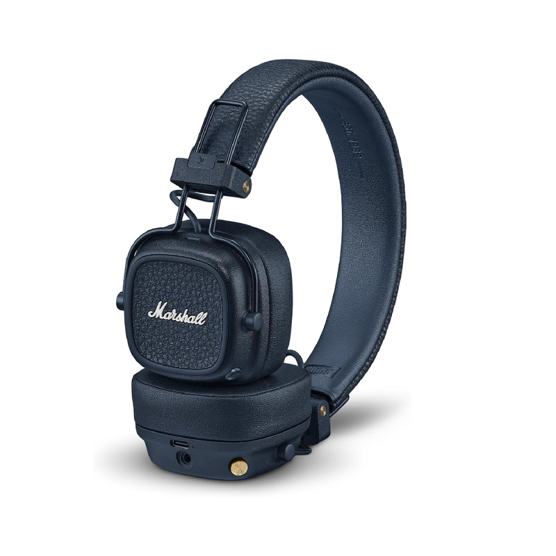 Marshall Major V On-Ear Wireless Bluetooth Headphones - Midnight Blue