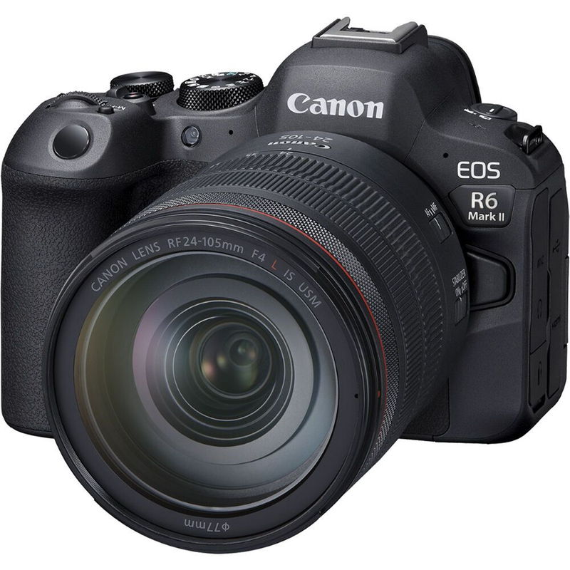 Canon EOS R6 Mark II + RF 24-105mm f/4L IS USM Kit — 24.2MP Full-Frame Mirrorless Camera | 4K60, 40fps