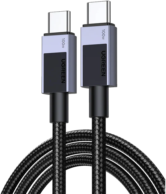Ugreen USB-C to USB-C 100W Braided Cable with Aluminum Body 2M -a L512 | 45064