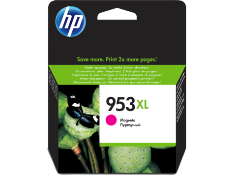 HP 953XL High Yield Magenta Original Ink Cartridge (F6U17AE)