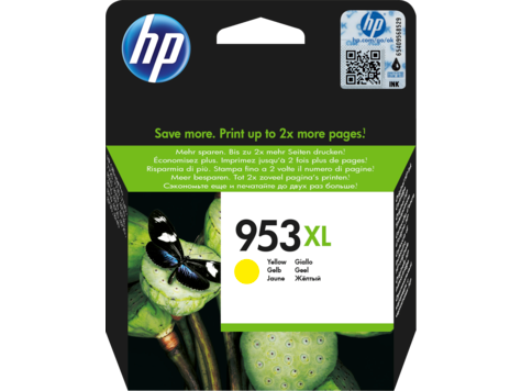 HP 953XL High Yield Original Ink Cartridge - Yellow | CN048AE