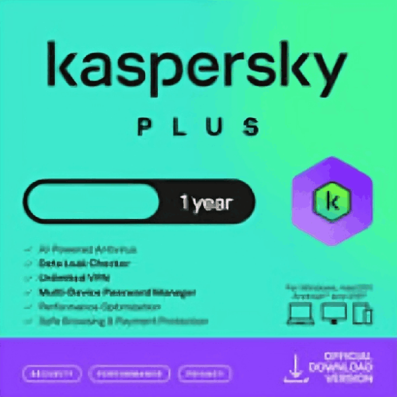 Kaspersky Internet Security PLUS Full Security - 3 Devices