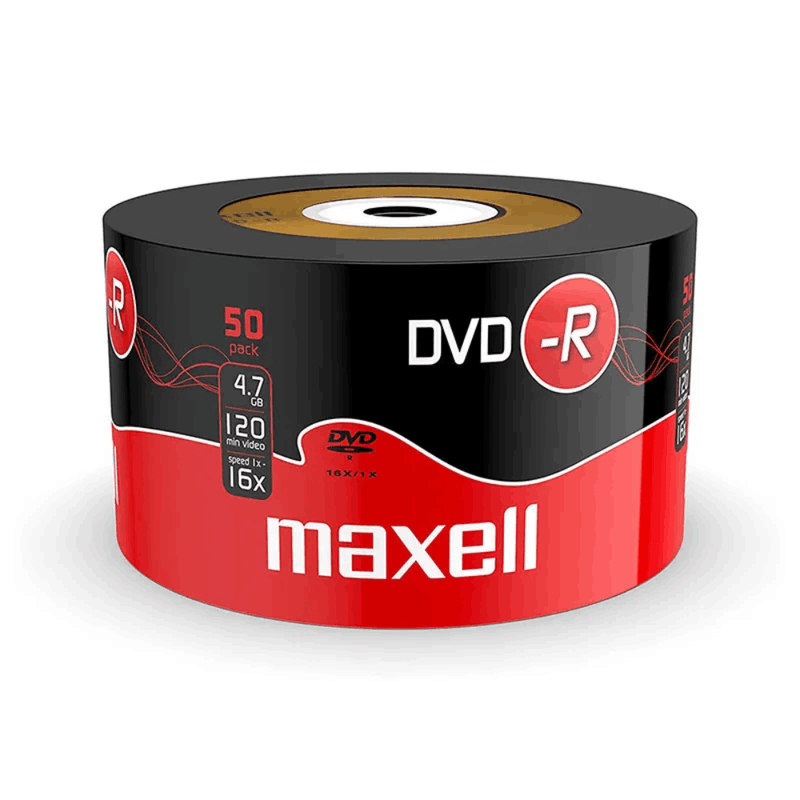 Maxell Blank DVD-R 50 In Shrink Pack