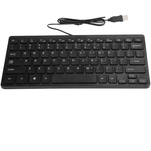 Wired USB Keyboard Compact Mini Portable | K1000