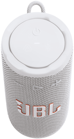 JBL Grip Portable Bluetooth Speaker - White - Waterproof & Drop-Proof Design - 14 Hours Playtime | JBL-GRIP-WHT