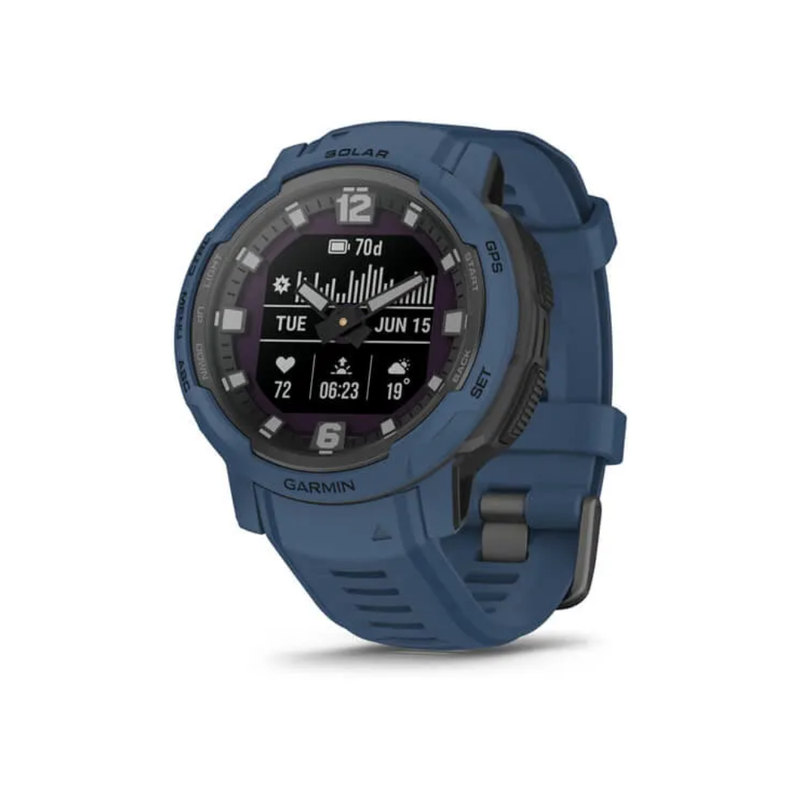 Garmin Instinct Crossover Smartwatch - Solar Tidal Blue | 010-02730-02