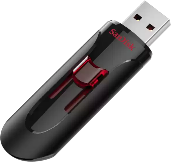 SanDisk Cruzer Glide 3.0 USB Flash Drive — 32GB, USB 3.0, Retractable Design, SecureAccess Password Protection | SDCZ600-032G-G35