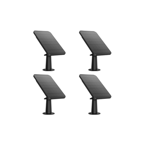 Eufy Cam Solar Panel Charger - 4 Pack | T8700011-BLK-4
