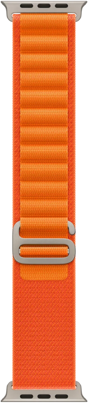 WiWU Magnetic Silicone Watch Band 42/44/45/49 for Apple Watch - Starlight + Orange | WI-WB001