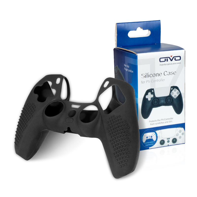 Silicone Cover for PS5 Controller - Black | IV-P5227