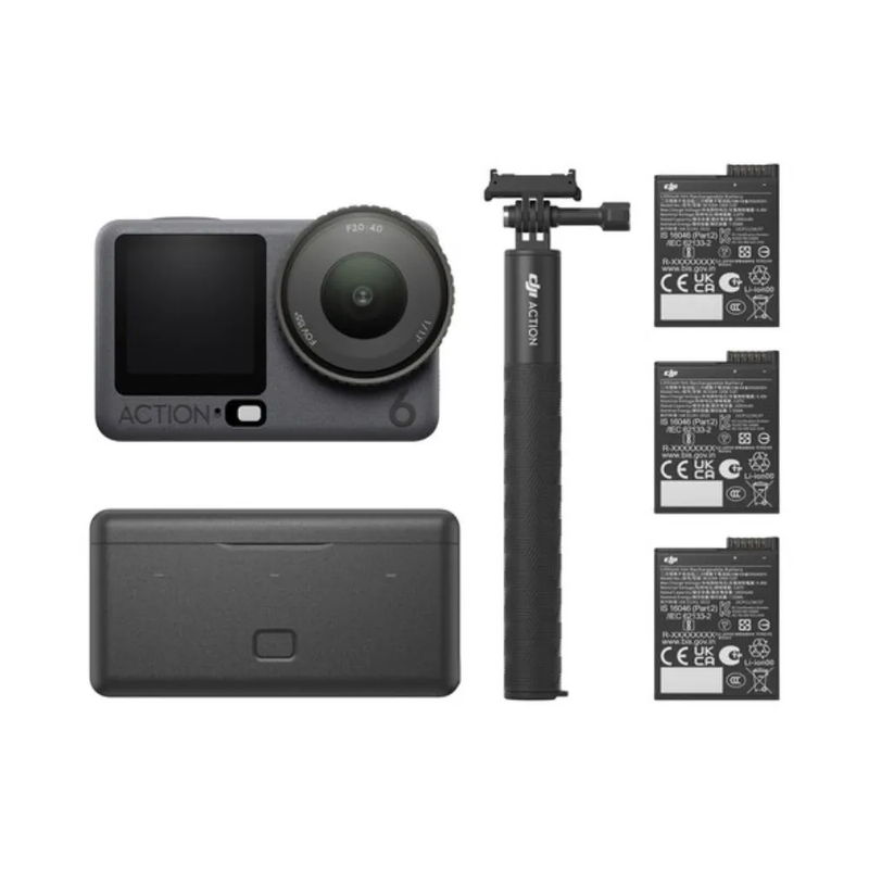 DJI Osmo Action 6 Adventure Combo - 4K/120fps Action Camera