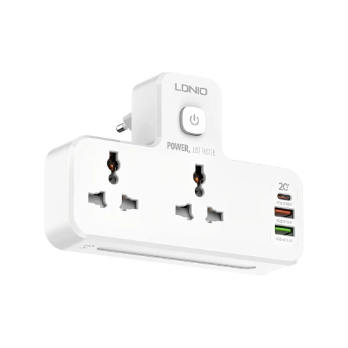 Ldnio 2 AC Outlets Portable Extension Power Socket | SC2311