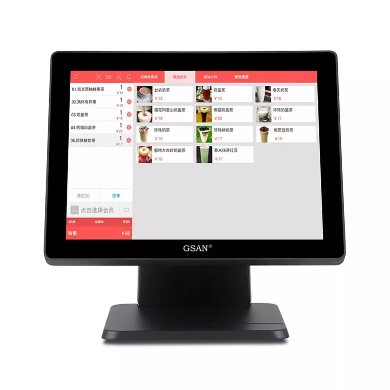 GSAN GS-T2 All-in-One POS System - 15" Touch Display - Intel Core i5 - 8GB RAM - 256GB SSD