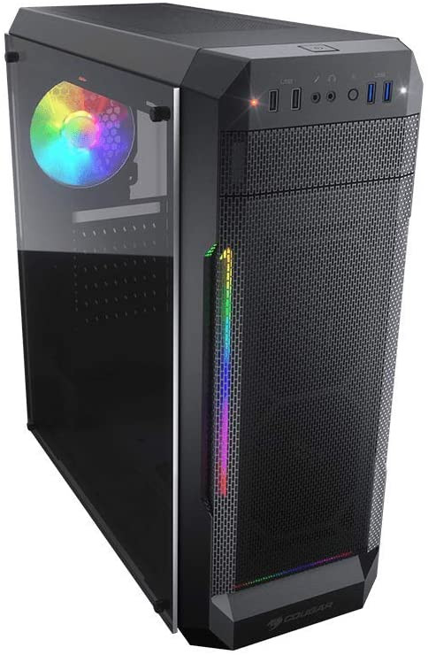COUGAR Mesh-G Powerful Airflow with Stunning ARGB Mid-Tower | MX331 MESH-G