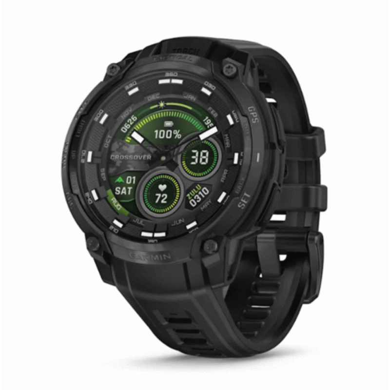 Garmin Instinct Crossover AMOLED Tactical Edition Black | 010-03398-02