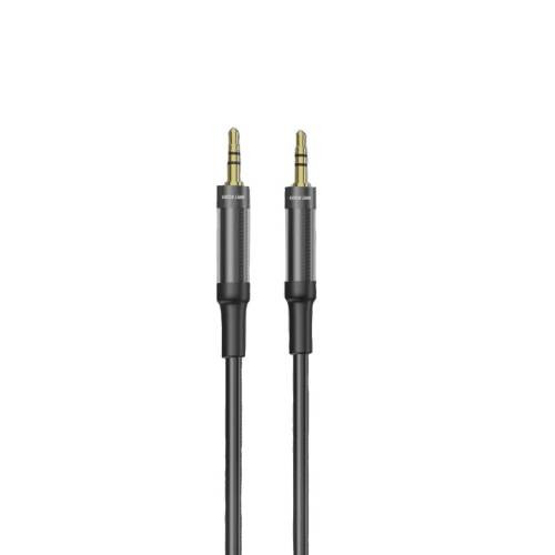 Green Lion AUX To AUX Braided Cable(1m) | GNAUXTAUXCBK