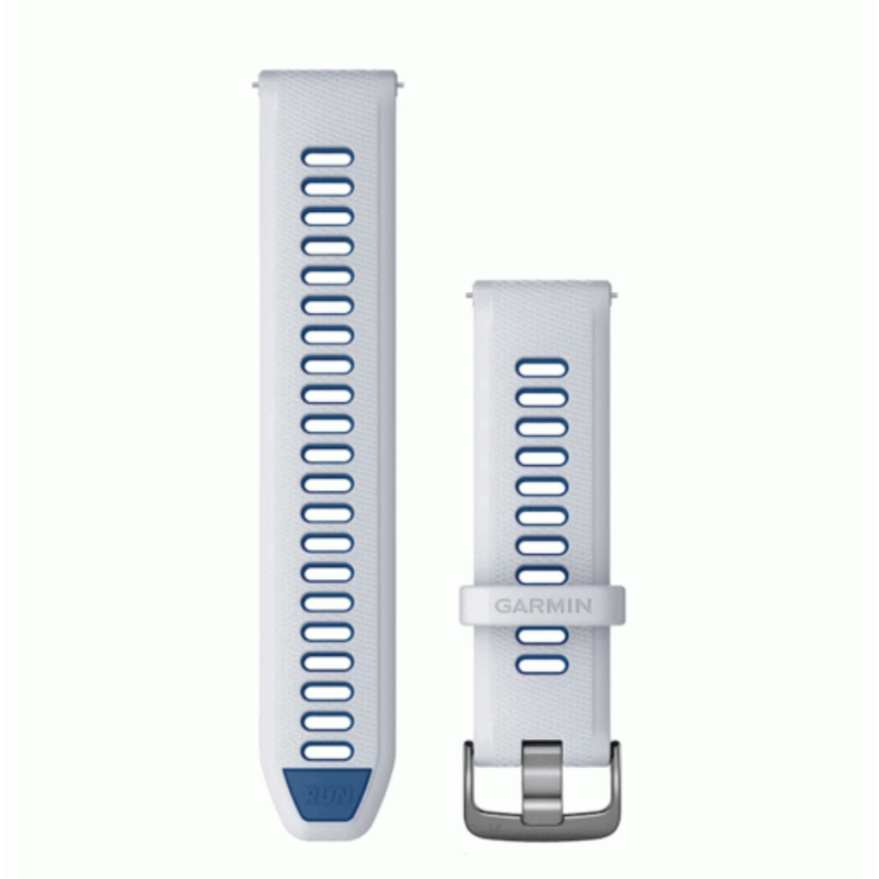 Garmin Quick Release Bands (22 mm) Whitestone/Tidal Blue, Slate Hardware | 010-11251-A1