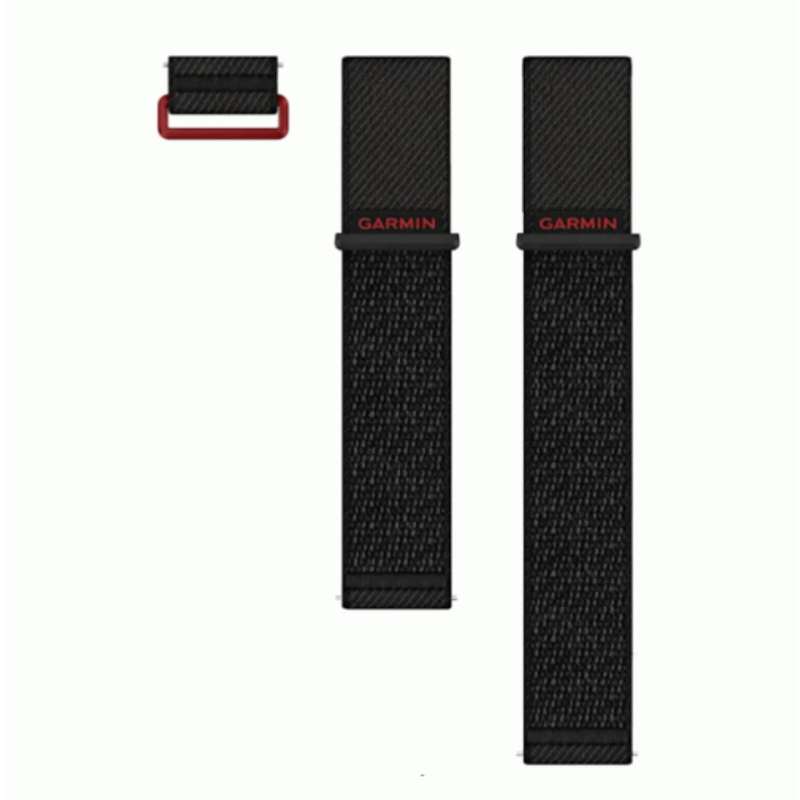 Garmin Quick Release Bands (24 mm) Venu X1 Black ComfortFit Nylon Band | 010-13907-02