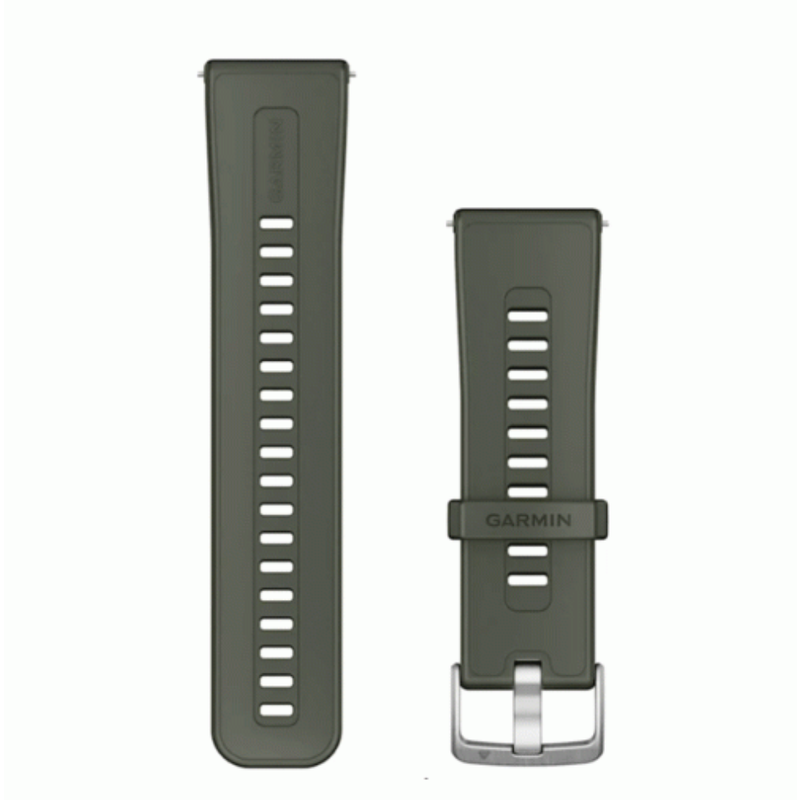 Garmin Quick Release Bands (24 mm) Venu X1 Moss Silicone Band | 010-13907-01