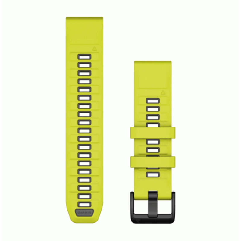 Garmin QuickFit 26 Watch Bands Amp Yellow/Graphite Silicone | 010-13393-08