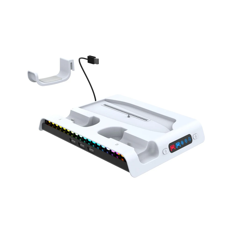 IPEGA Wall Mount Charging Dock with RGB Light For PP5 & PS5 Slim - PG-P5S011
