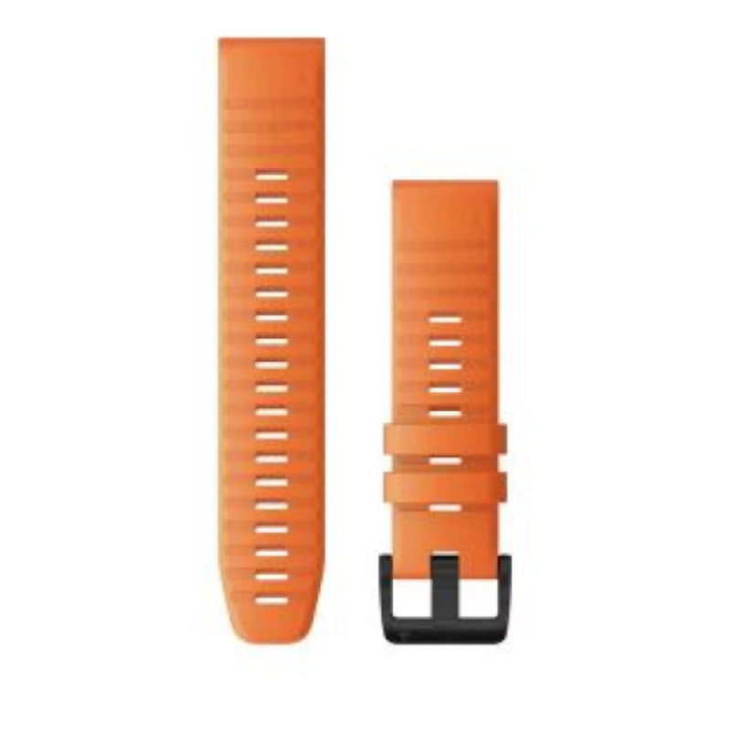 Garmin QuickFit Ember Orange Silicone Band For Fenix 6 22 mm | 010-12863-00X