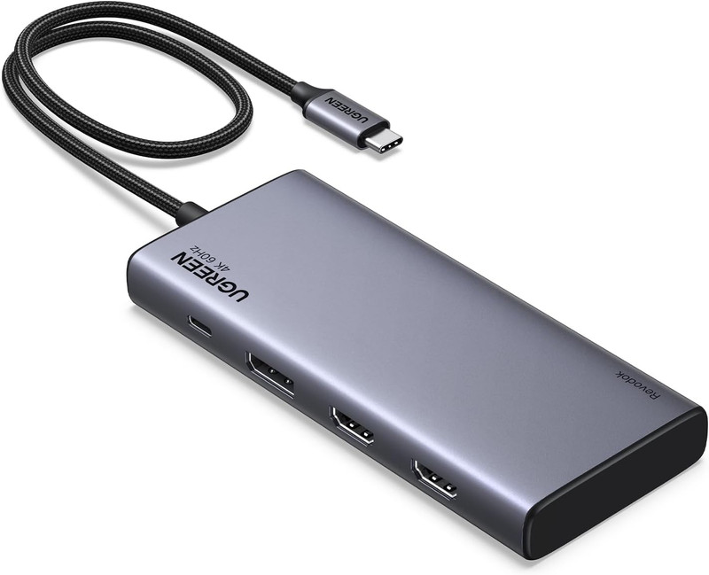 UGREEN 8-in-1 USB-C Dual Monitor Docking Station | 35625