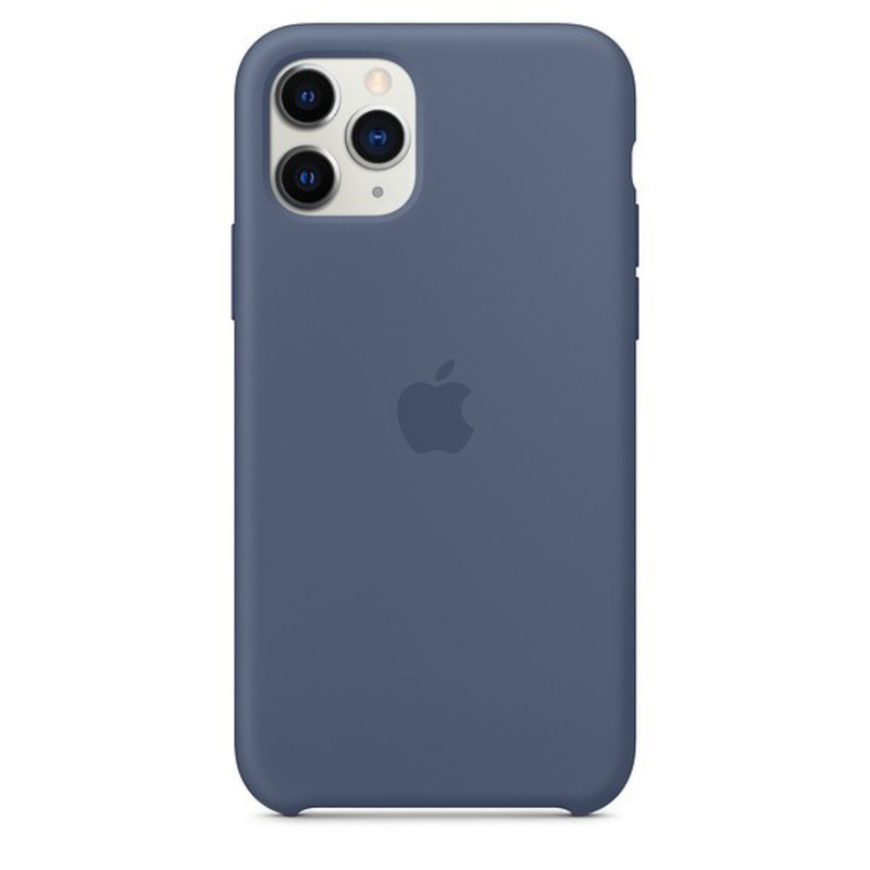 Apple iPhone 11 Pro Silicon Case, Alaskan Blue | MWYR2