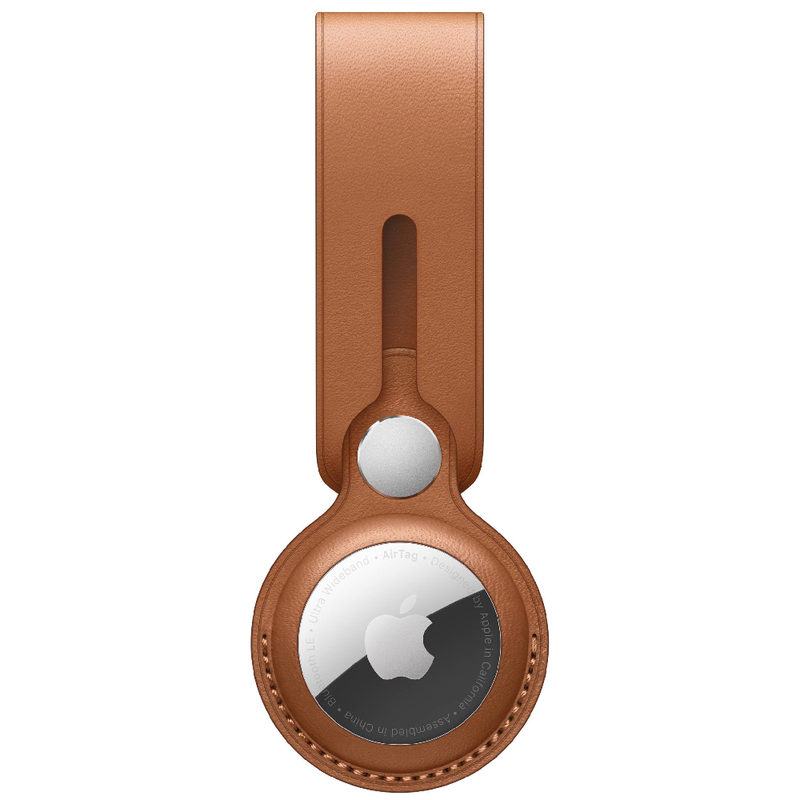 Apple AirTag Leather Loop, Saddle Brown | MX4A2ZM/A