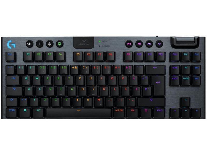 Logitech G915 X LIGHTSPEED TKL Wireless Gaming Keyboard – Black (US International) | 920-012721