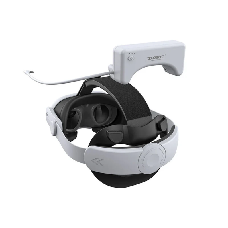 Dobe Adjustable Head Strap & Rechargeable Battery 18500mWh for Meta Quest 3 / Meta Quest 3S TY-3878