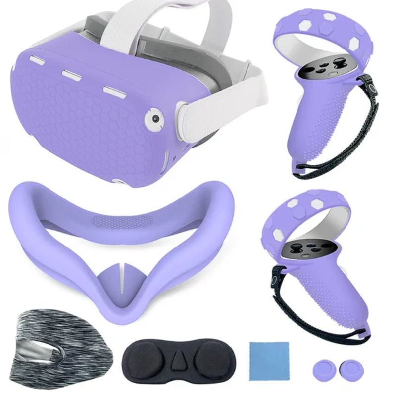 Protective Kit for Meta Quest 2 - Purple