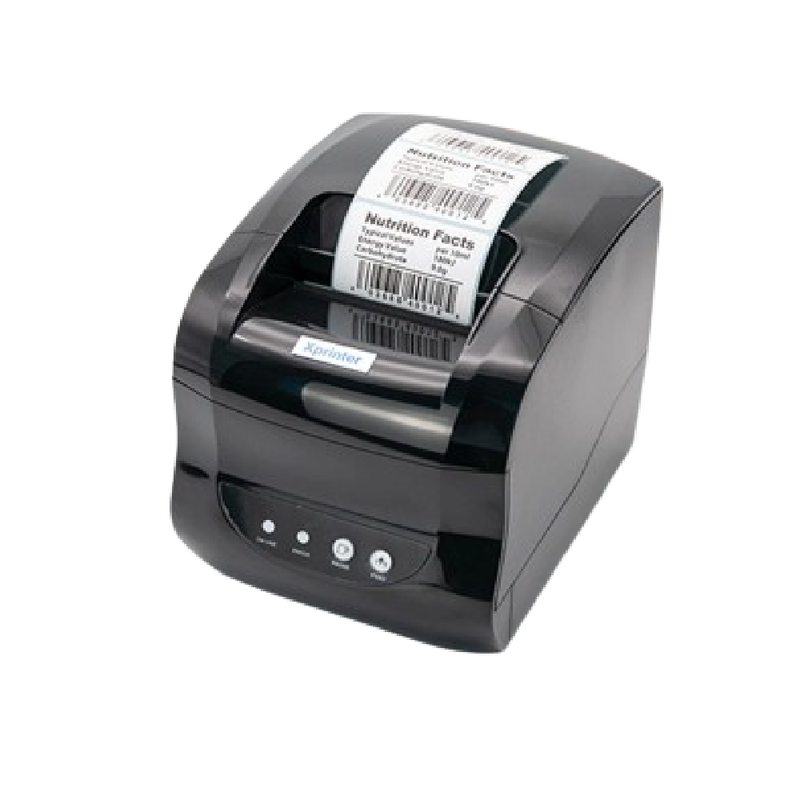 Xprinter XP-365B Thermal Barcode Label Printer – 203 DPI, USB Connectivity, High-Speed Printing, Direct Thermal Technology