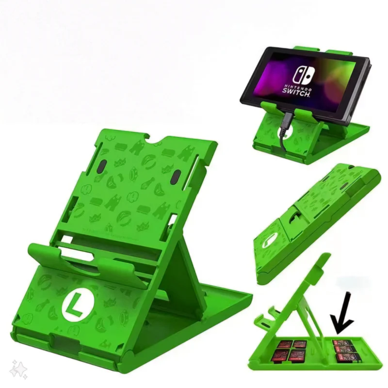 PlayStand for Nintendo Switch Compatible with all Nintendo Switch Models - Luigi Edition