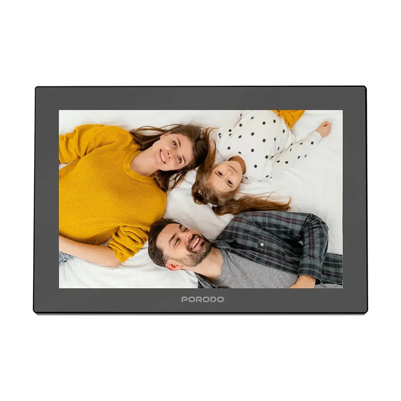 Porodo Pixelle 10.1" Smart Frame Mirror Glass Technology - Black | PDPF1003BK