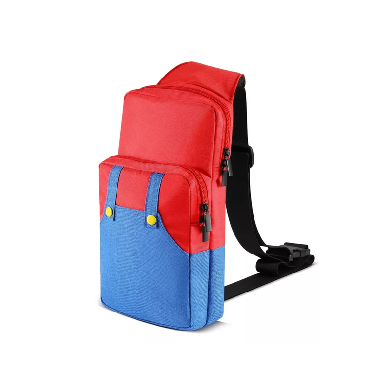 Shoulder Pouch Bag for Nintendo Switch - Mario Red/Blue
