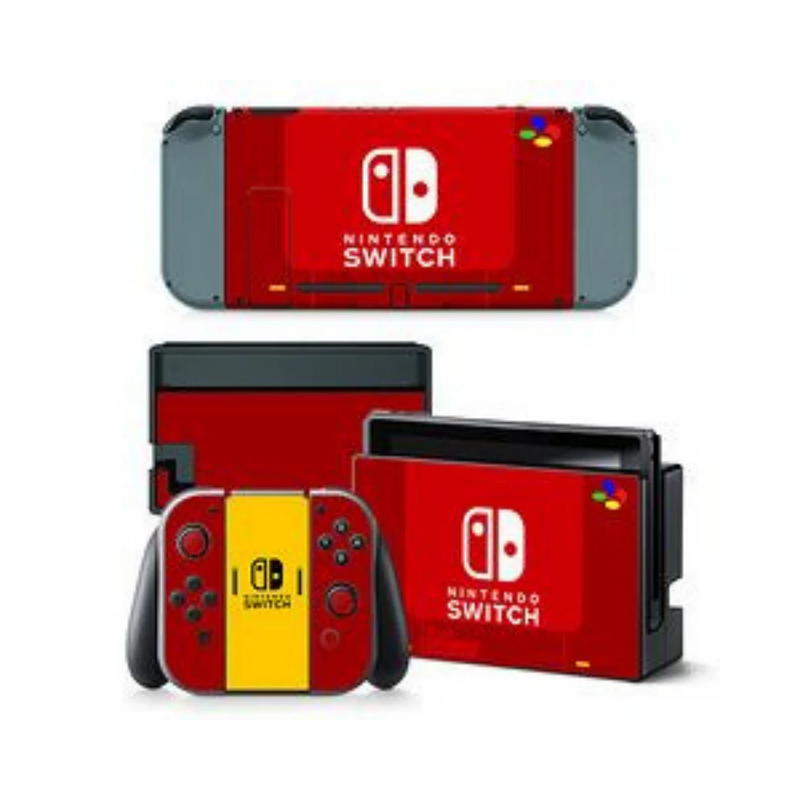 Nintendo Switch Skins & Stickers - Red Classic Edition