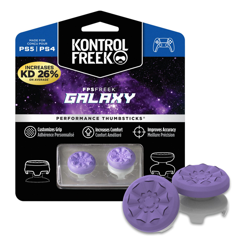 KontrolFreek Performance Thumbsticks For PlayStation 4 & PlayStation 5 - Galaxy Purple