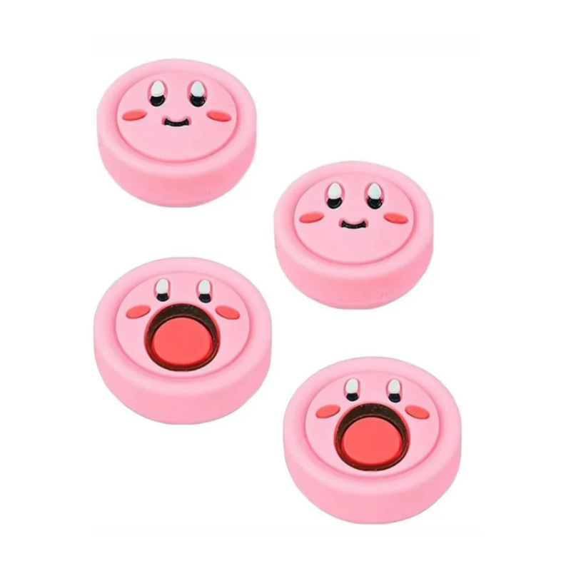 Dobe Thumb Grips For Nintendo Switch 2 Controllers (4pcs Set) - Kirby Set