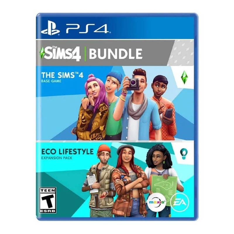 PS4 The Sims 4 Plus Eco Lifestyle Bundle - PlayStation 4