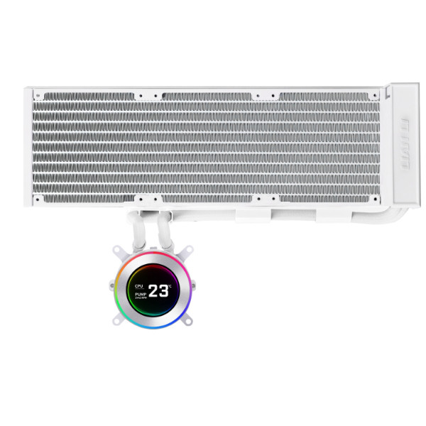 Lian Li HydroShift II LCD-C 360 Fanless Liquid CPU Cooler - White | G89.GHS2LCD36W.00