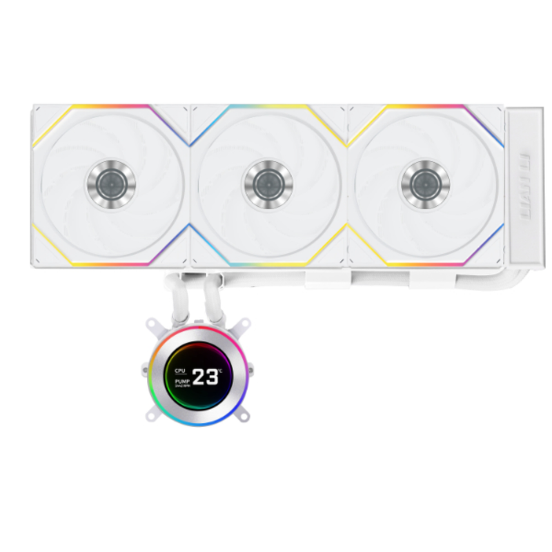 Lian Li HydroShift II LCD-C 360TL White (With TL Wireless Fans & Wireless Controller) | G89.GHS2LCD36TW.00
