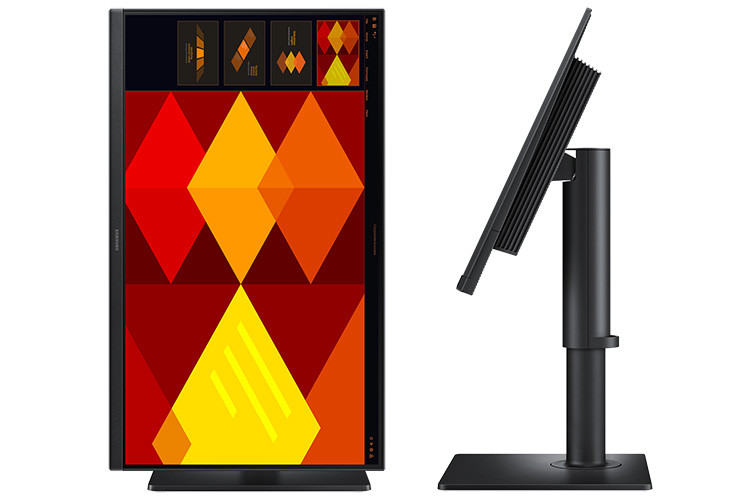 Samsung Essential Monitor S4 S40GD — 24" FHD IPS 100Hz Monitor | Height-Adjustable, Borderless | LS24D402GAUXEN