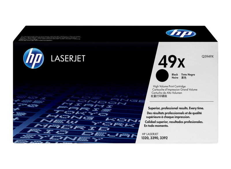 HP 49X High Yield Black Original LaserJet Toner | Q5949X