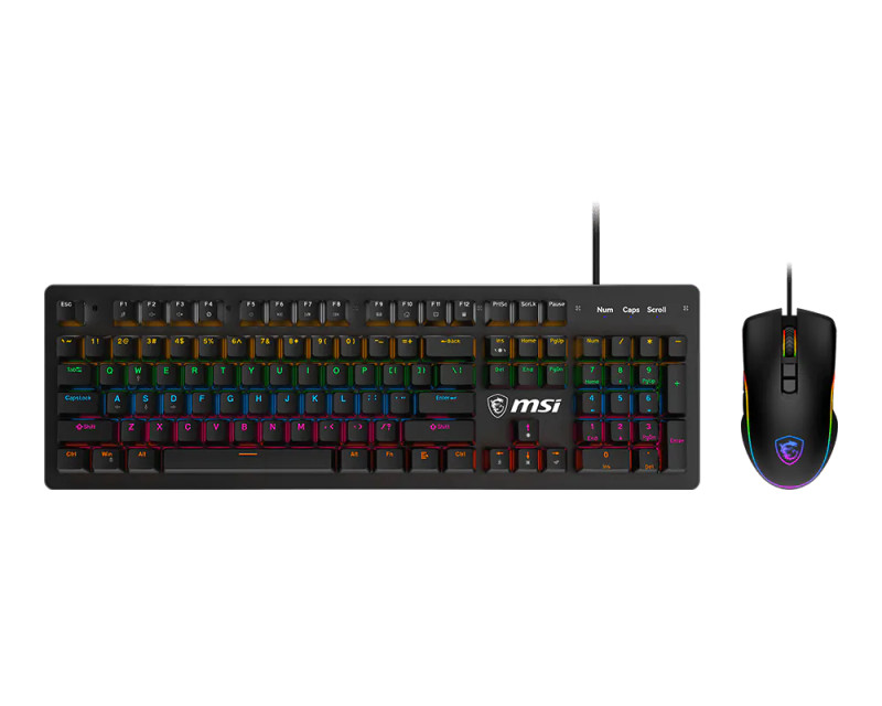 MSI Forge GK300 Combo Blue Switches Gaming RGB Keyboard & Mouse | S11-04US20H-HH9