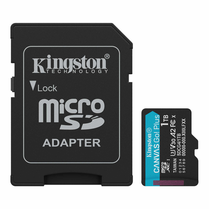 Kingston Canvas Go Plus 1TB microSD Card | SDCG4/1TB